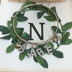 Silver “BABE” Bracelet